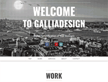 Tablet Screenshot of galliadesign.com